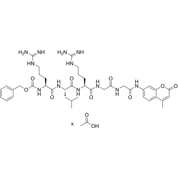 Z-Arg-Leu-Arg-Gly-Gly-AMC acetate